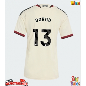 Manchester United Patrick Dorgu #13 Replica Third Stadium Shirt for Women 2026-27 Short Sleeve